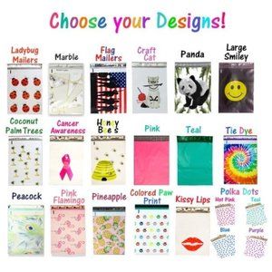 YOU CHOOSE! 100 Pack- 10×13 Poly Shipping Mailers